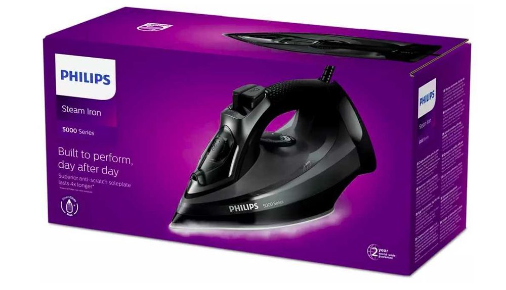 Ютия Philips 5000 Series DST5040/80 черна, 2600 W