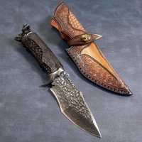 Ловен Нож от дамаска стомана