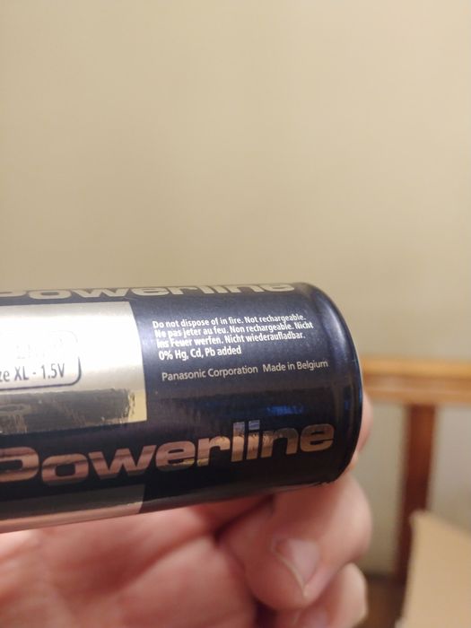 NOU 45 Baterii LR20 1.5v Panasonic Industrial Powerline Belgia