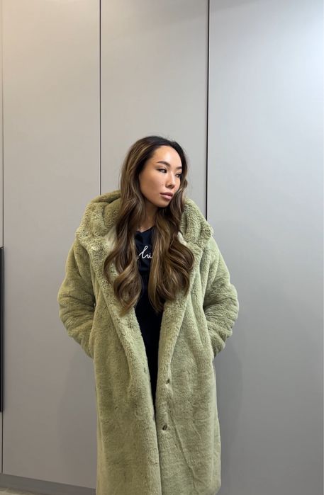 Эко-шубка фисташковая