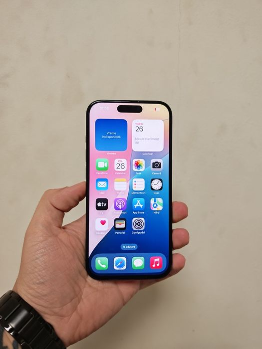 Vând sau schimb iPhone 15 Pro 256GB Stare foarte buna liber retea
