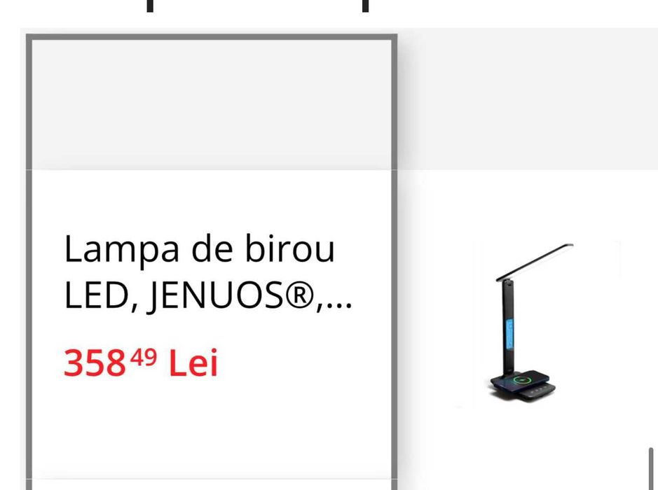 Încărcător wireless și lampa