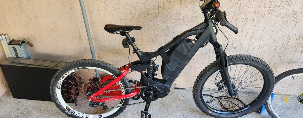 Электро велосипед,  двух подвес. Электровелосипед