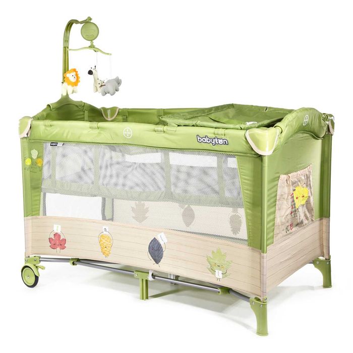 Манеж-кровать Babyton Dreamy Green P610
