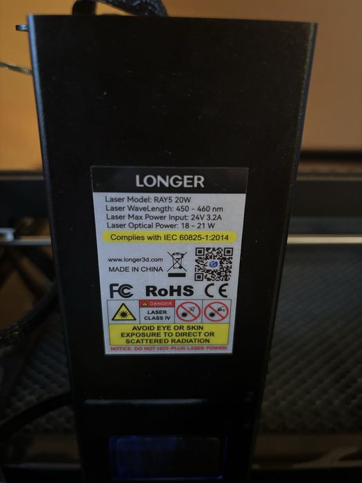 Longer Ray5 20W - Лазерно Гравиране