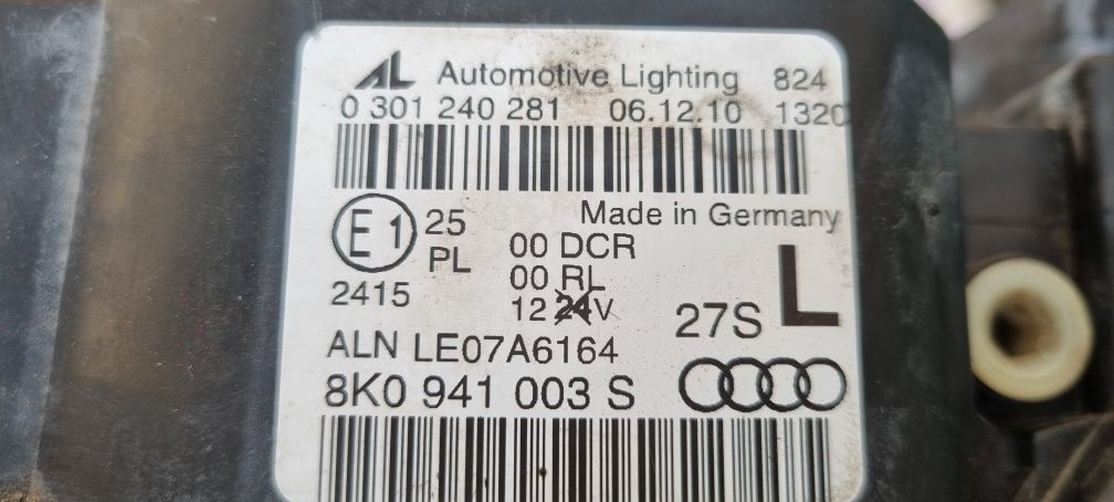 Far xenon original Audi A4 b8 led adaptiv  8K0 941 003 S...003G stînga