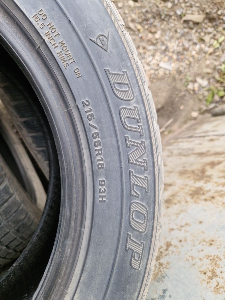 Всесезонка Dunlop 215-55-R16 обмен на диски R16