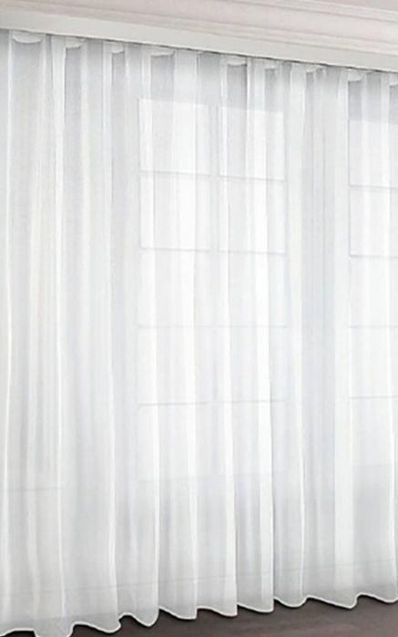 Тюль белоснежная сетка