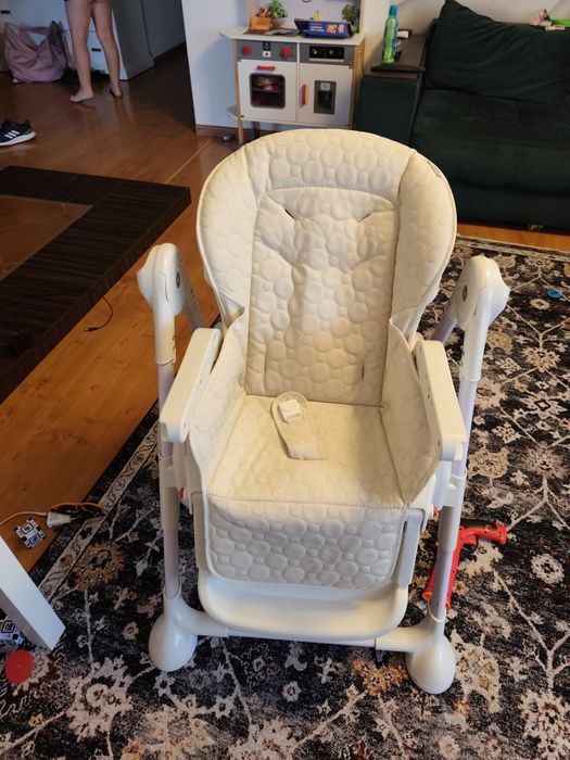 Scaun de masa Wunderkid Swing 2 in 1, cu leagan, Bej