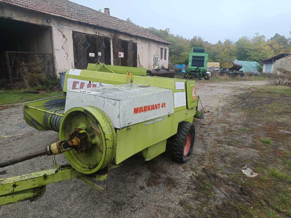 Балировачка/ Сламопреса Claas Markant 41 + Събирач за сено СИП-220м