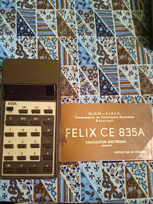 Calculator.  Felix  romanesc. De  colecție