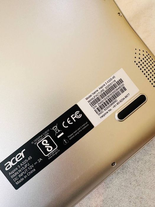 Acer noutbuk 3kun ishlagan yangi turibdi