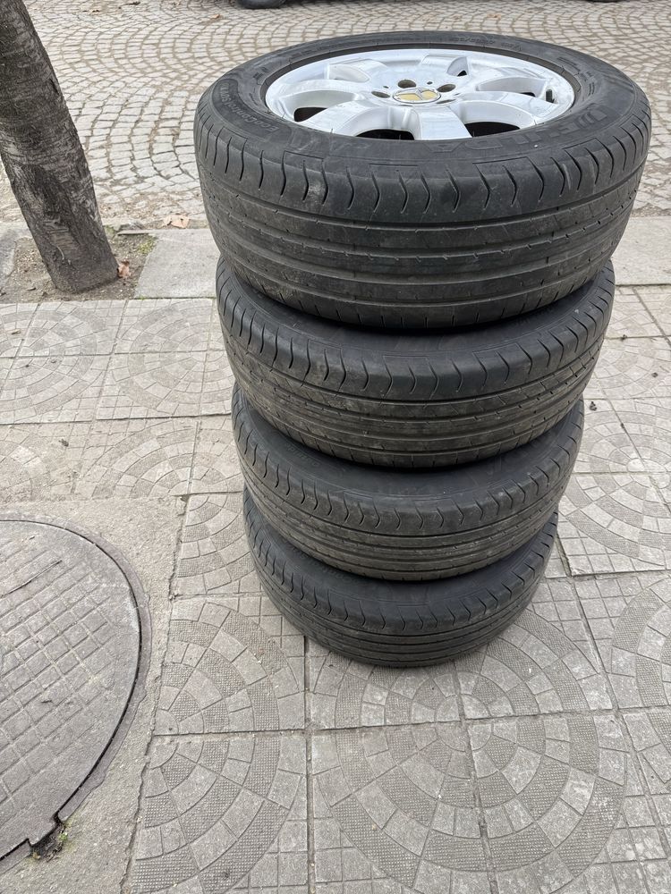 Джанти с гуми FULDA летни Мерцедес МЛ GLk