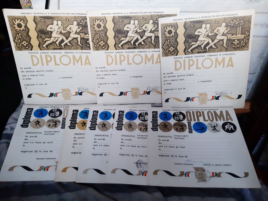 Diplome vechi de colecție