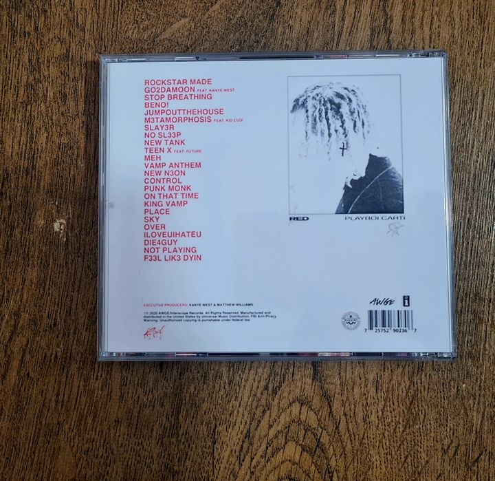 CD Playboi Carti - Whole Lotta Red 1 & 2 ( custom)