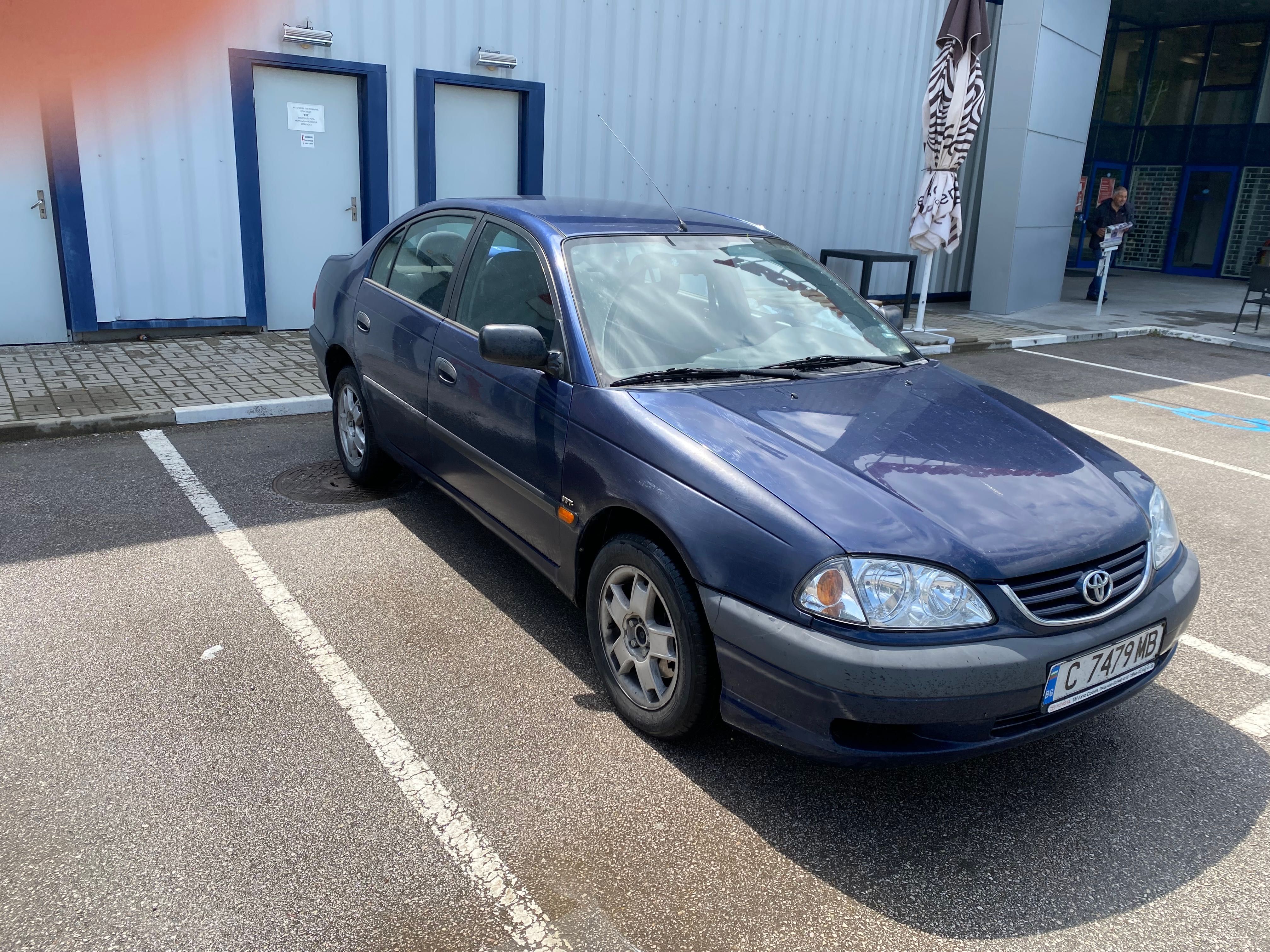 Toyota avensis 1.6vvti 110 к.с. 2002г.