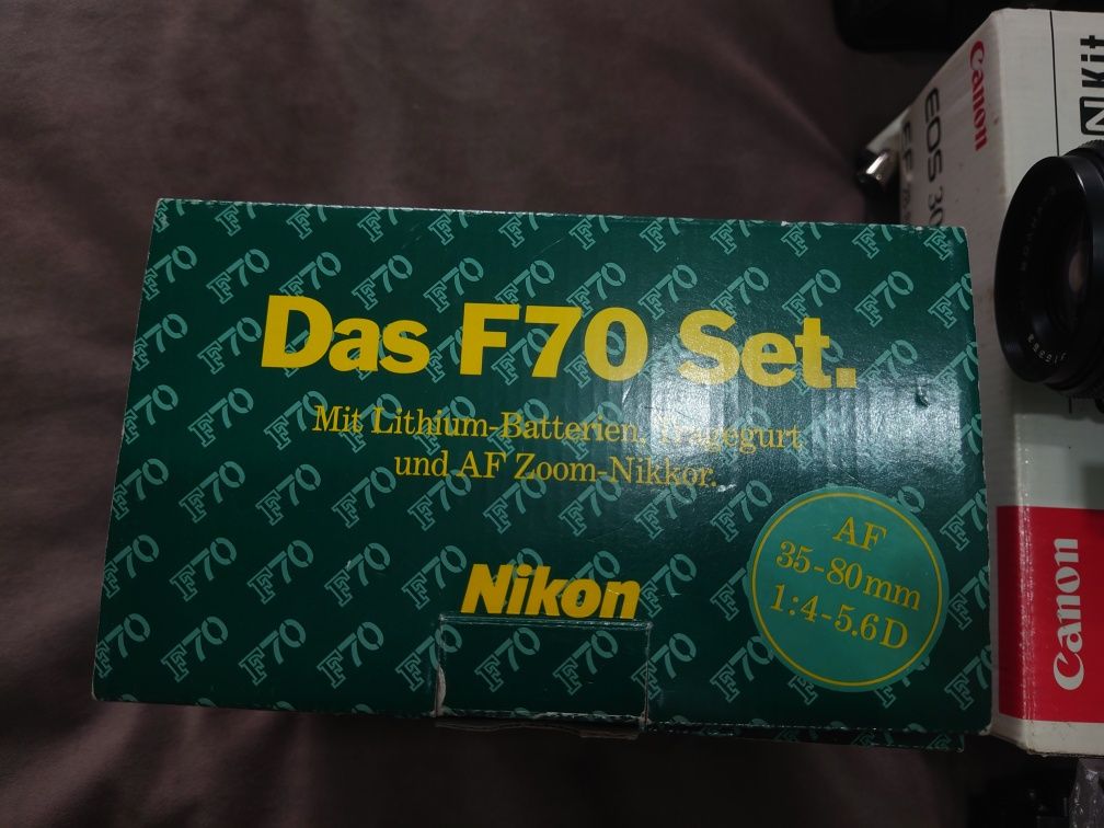 Kit Nikon F70 cu obiectiv Nikon af 35-80mm