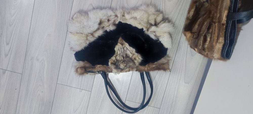 Чанти естествена косъм лисица