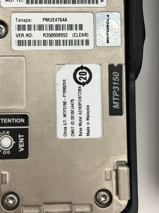 Motorola MTP 3150 Tetra