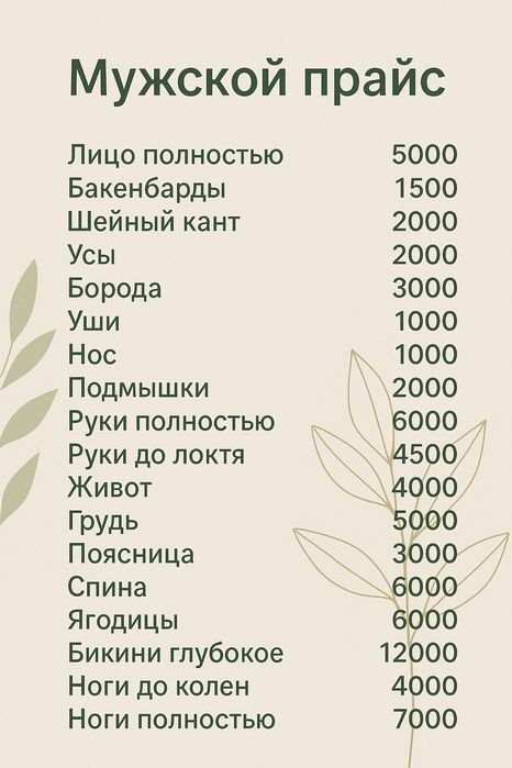 Мужская депиляция