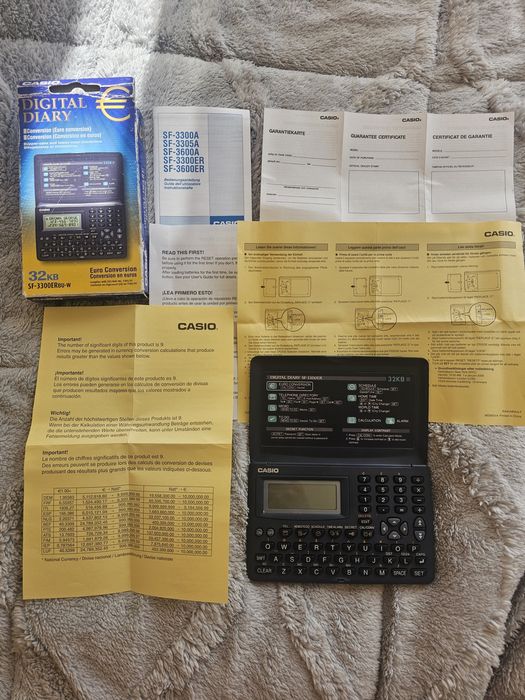 CASIO Digital Diary SF-3300ERbu-W 32kb