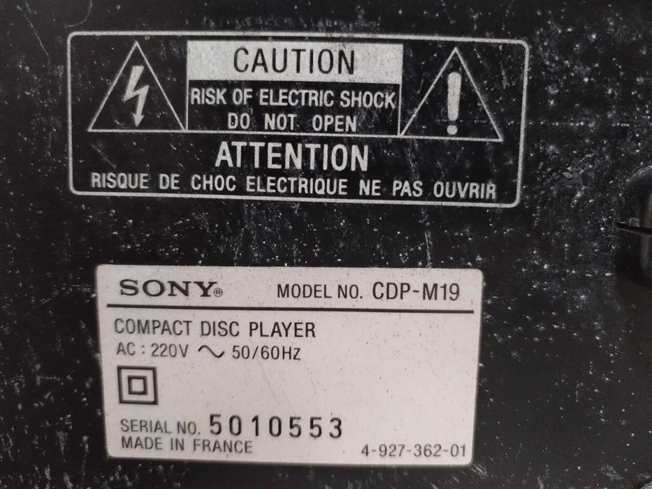 CD Sony CDP-M19 si CD/DVD Sony Player DVP-NS355