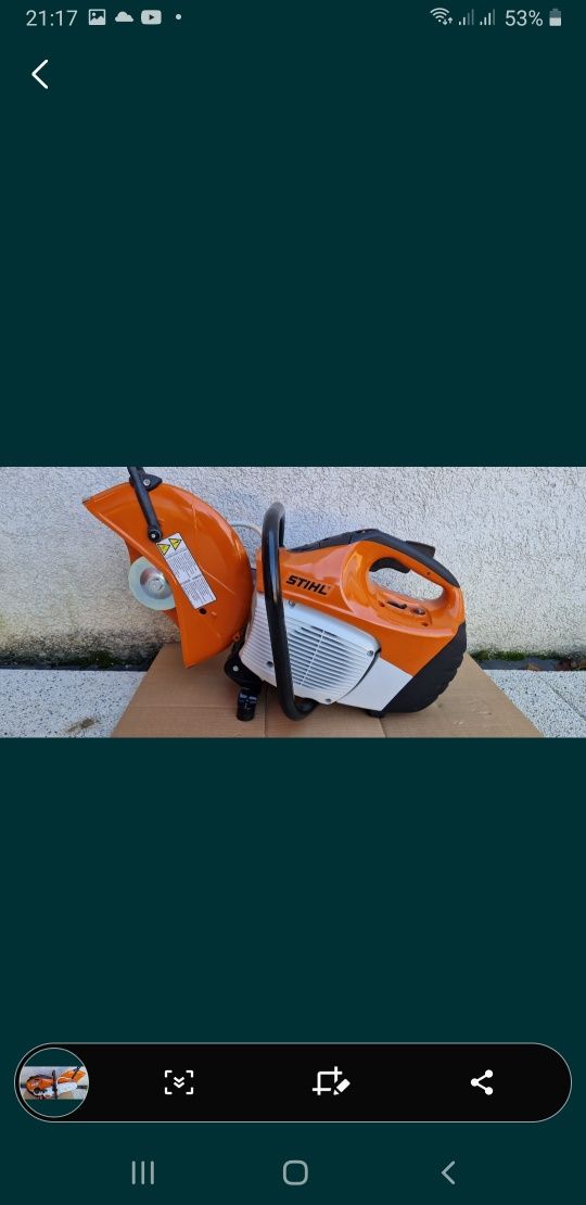 Stihl Ts 410 noua