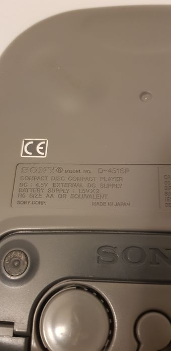 Sony Sports Discman D-451SP Defect