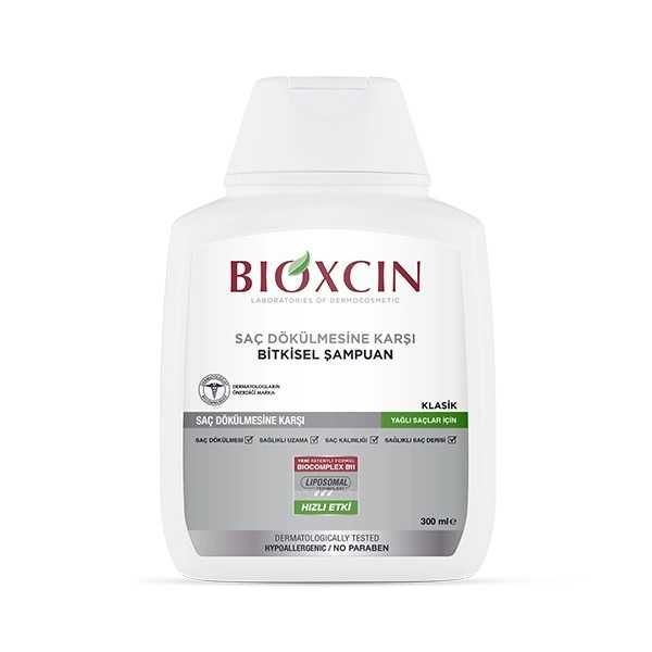 Комплект Шампоан с черен чесън против косопад Bioxcin Forte 3x300ml