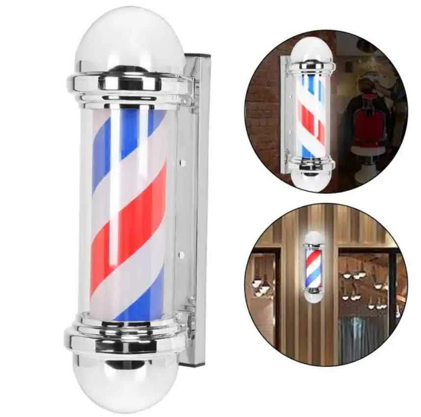 reclama frizerie barbershop pole