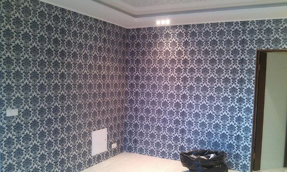 поклейка обоев, фото обоев, декор краски, итд