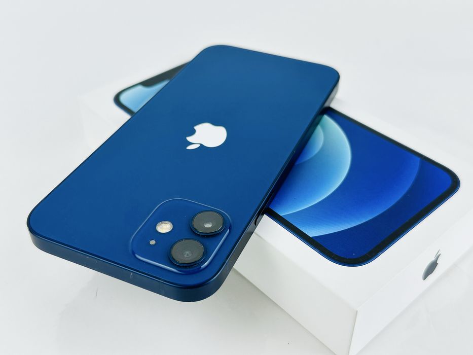 Apple iPhone 12 64 GB Blue 100% Батерия! Гаранция!