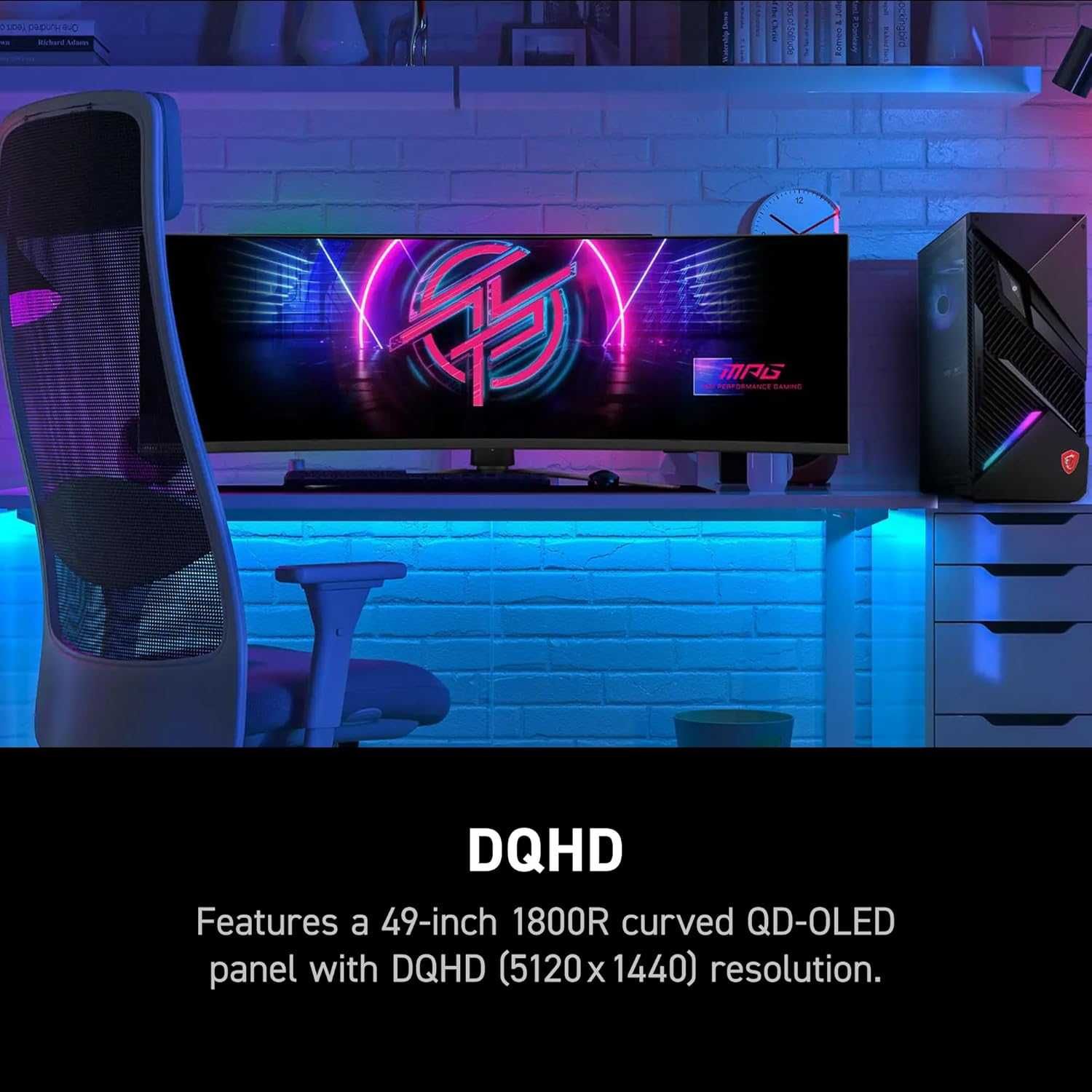 [НОВЫЙ] Монитор MSI MЗG 491CQPX | 49" DQHD 5K QD-OLED 240Hz G-Sync