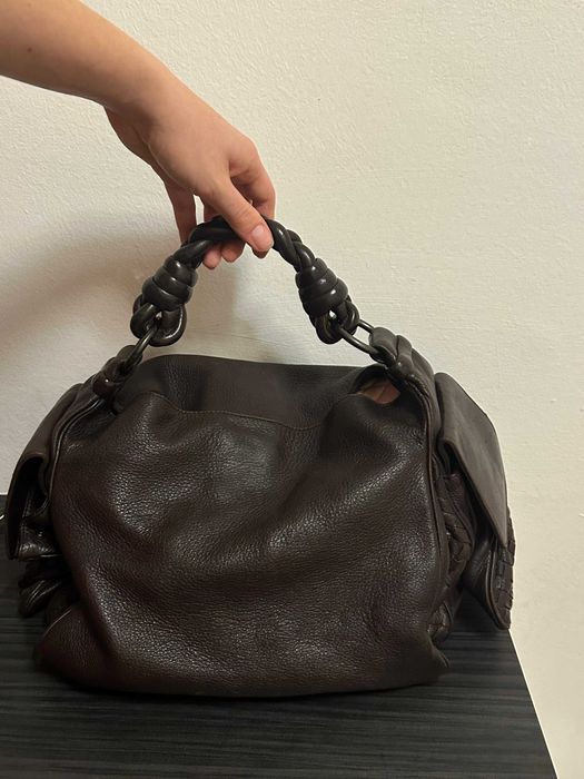 Geanta Bottega Veneta vintage, piele