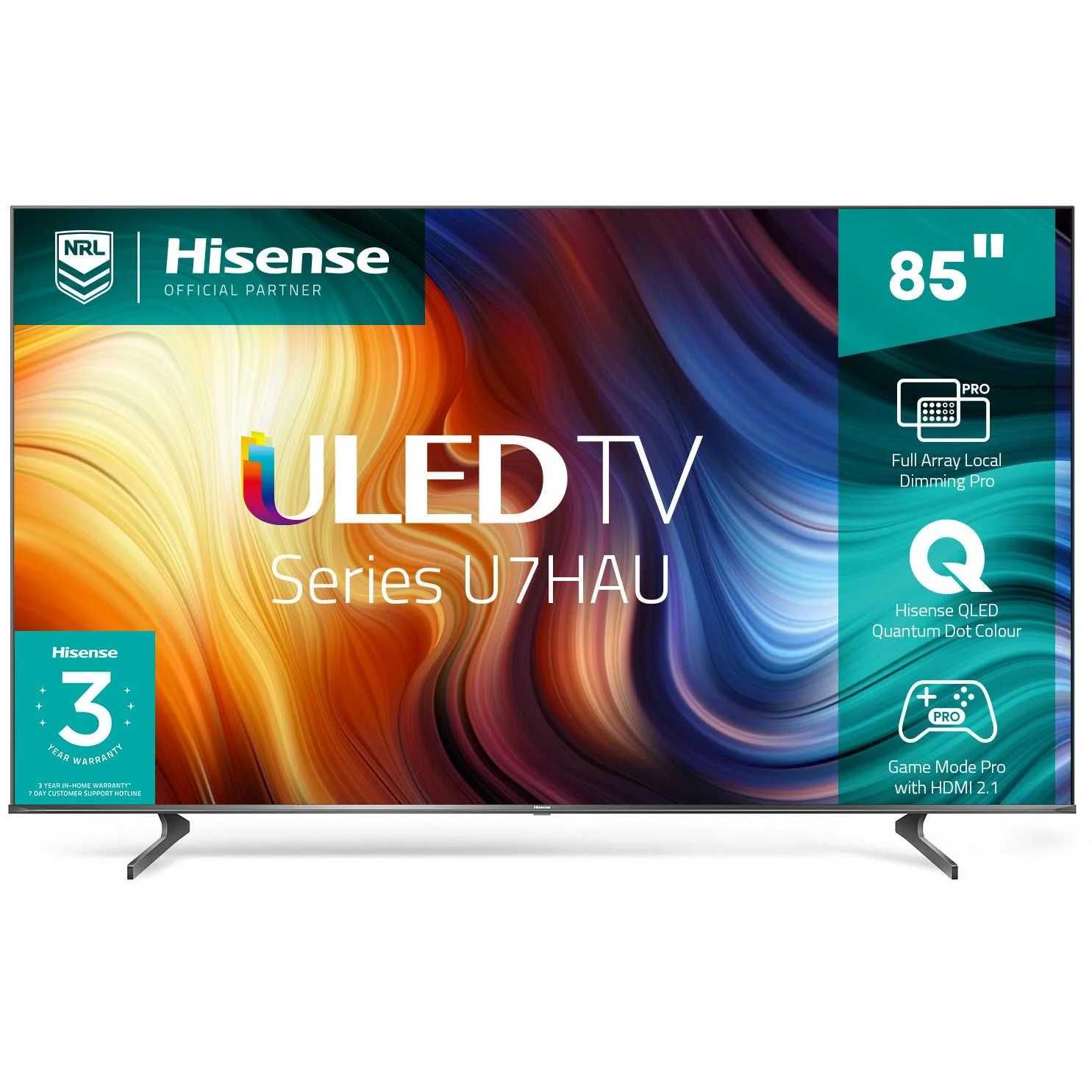 Телевизор "Hisense 85 диагональ" Crystal UHD 4k* + Бесплатная Доставка