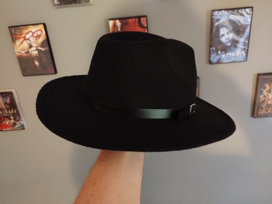Palarie fedora neagra (noua)