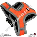 Нагръдник за Куче - XS, S, M, L- Оранжев- Soft Elastic Reflective Vest