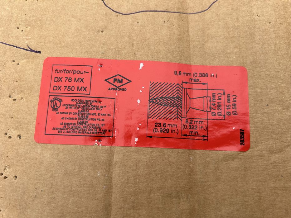 Крепежи на ejot и Hilti заряди