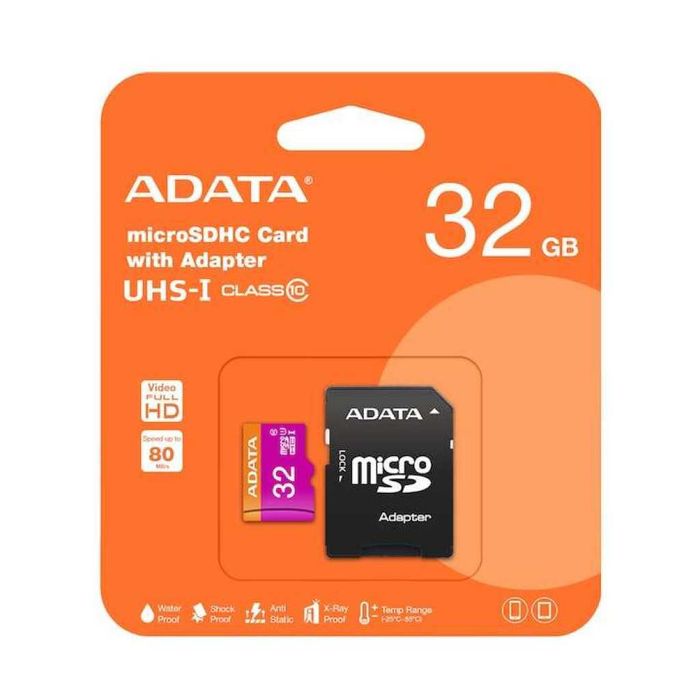 MicroSD карта памет, 32GB, 80MBs