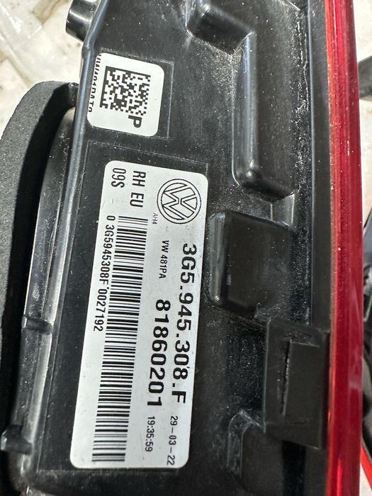 Stopuri stânga dreapta full led vw passat b8.facelift.