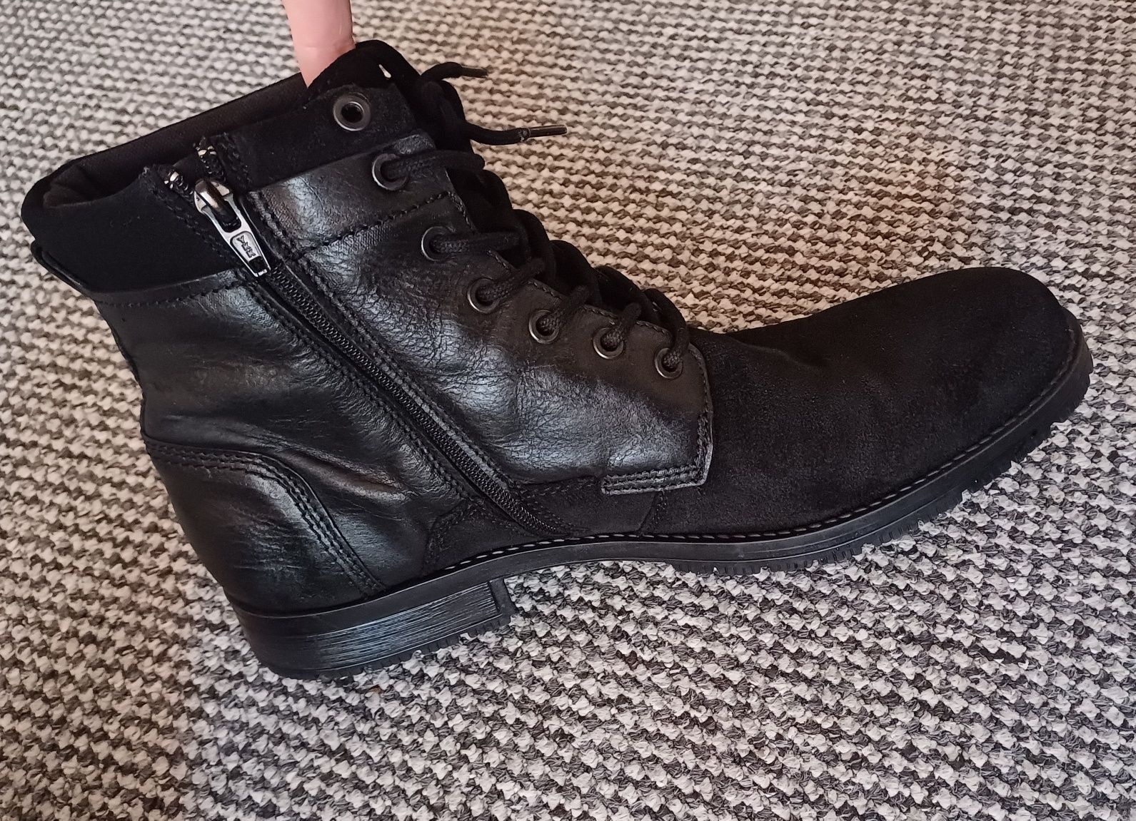 Ghete din piele,marimea 44, Jack&Jones