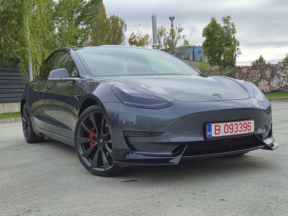 Tesla Model 3 PERFORMANCE 520CP, Black Shadow  Variante,Schimb
