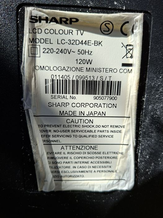 Телевизор Sharp LCD 32 инча