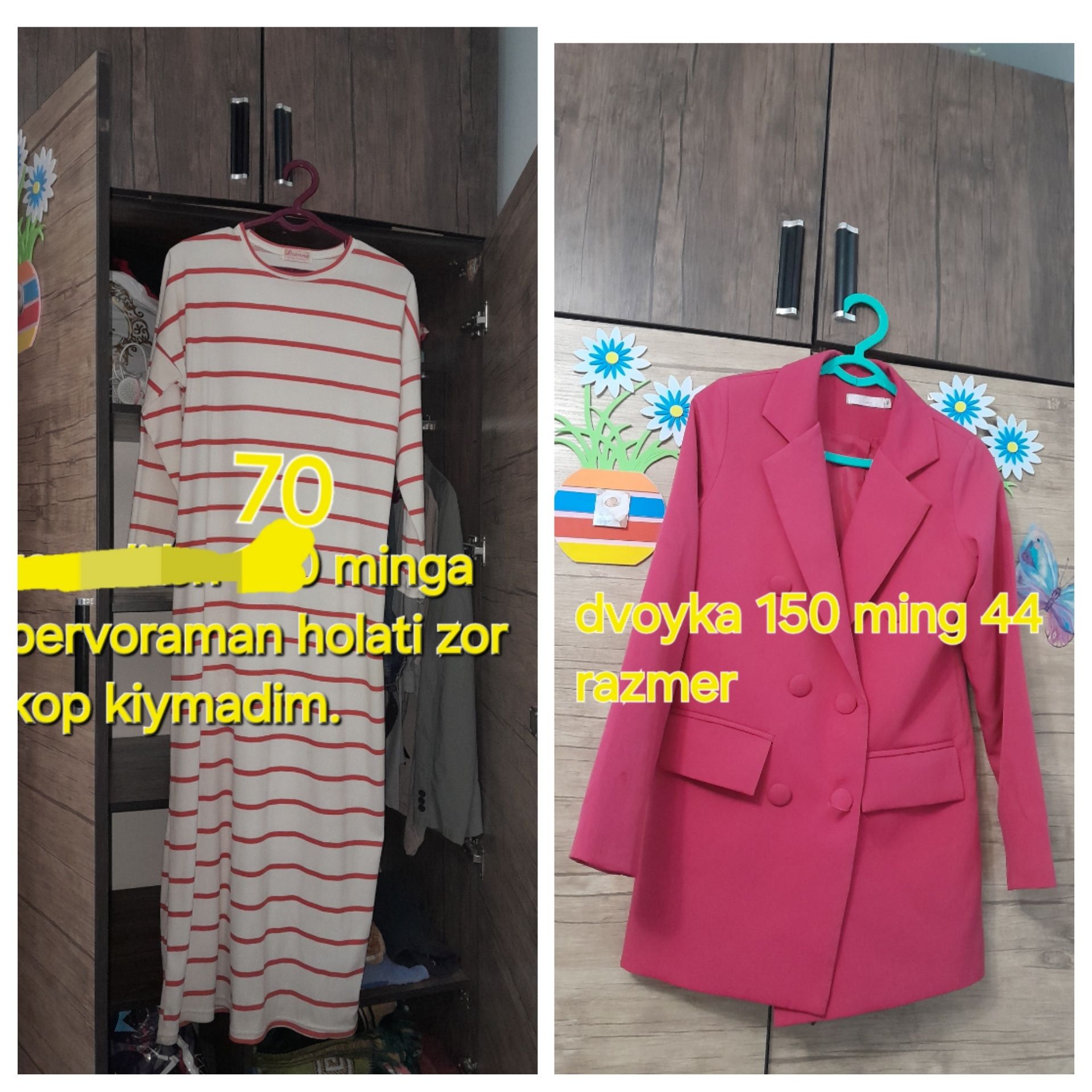 Ayollar kiyimi sotaman arzonga 20 mingdan boshlanadi