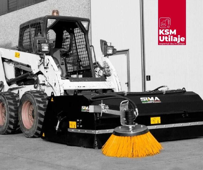 Mătură Industrială cu Colector SPZ21i SIMA  | Curățare Eficientă