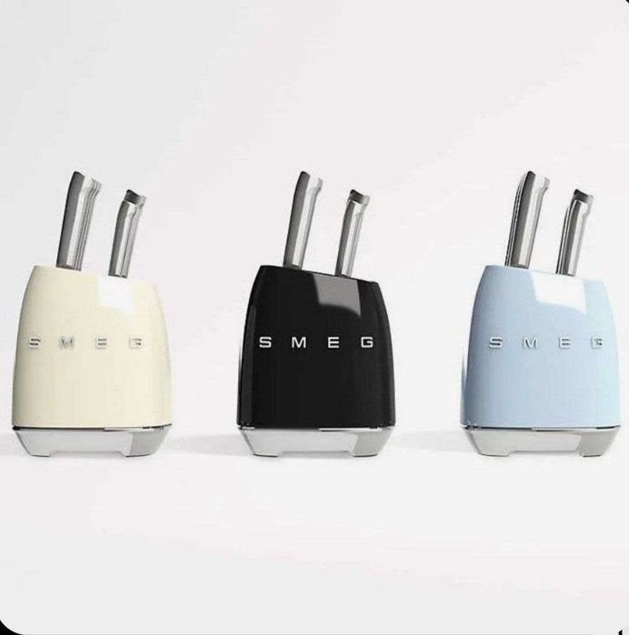 ножи SMEG  Италия – премиум набор в подставке