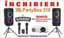 Boxe JBL Partybox 310 petreceri, cabane, videoproiector