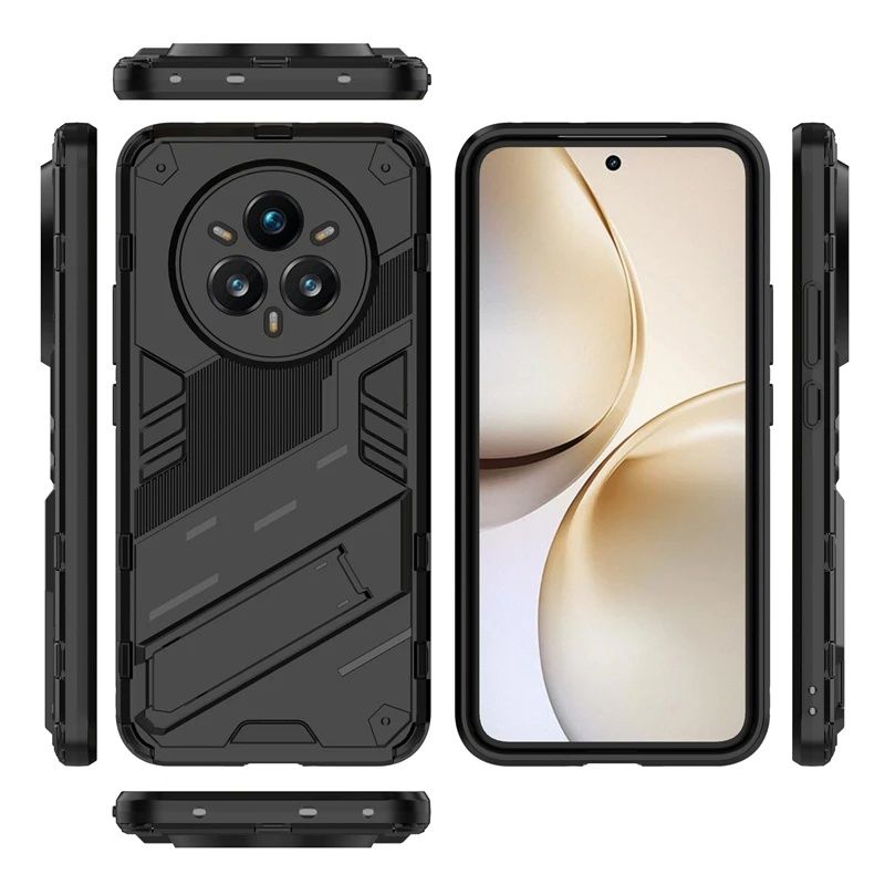Realme 14 Pro+ 5G / PUNK ARMOR Удароустойчив кейс гръб със стойка