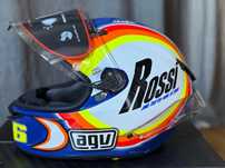 AGV Pista GP RR - Rossi Sepang 2005 Winter Teat - ML (черен визьор)