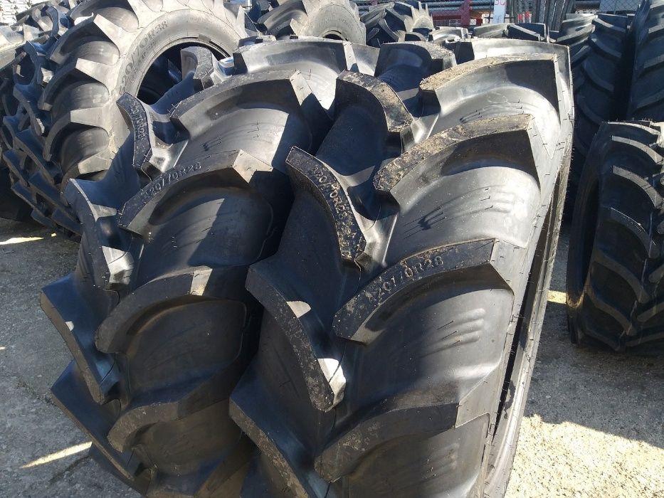 Cauciucuri noi 420/70 R28 anvelope radiale OZKA garantie 2 ani factura